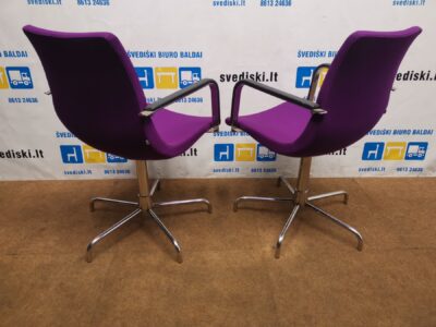 MiljoExpo Violetinis Fotelis Su Porankiais, Švedija
