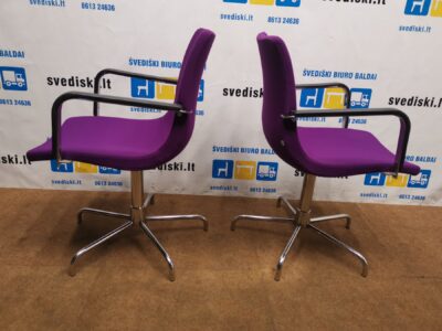 MiljoExpo Violetinis Fotelis Su Porankiais, Švedija