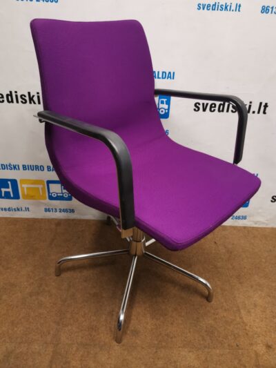 MiljoExpo Violetinis Fotelis Su Porankiais, Švedija