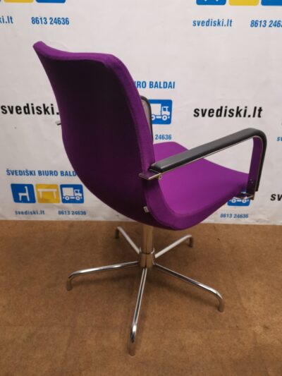 MiljoExpo Violetinis Fotelis Su Porankiais, Švedija