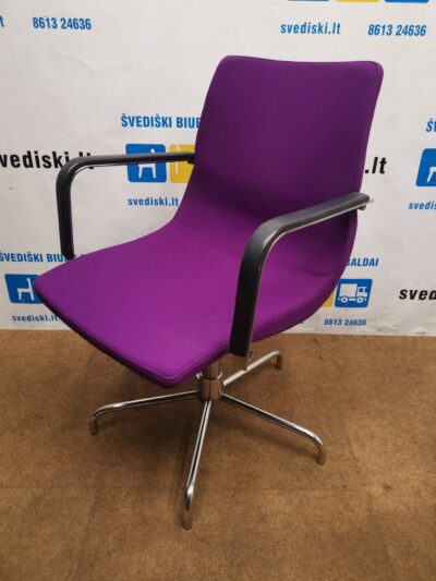 MiljoExpo Violetinis Fotelis Su Porankiais, Švedija