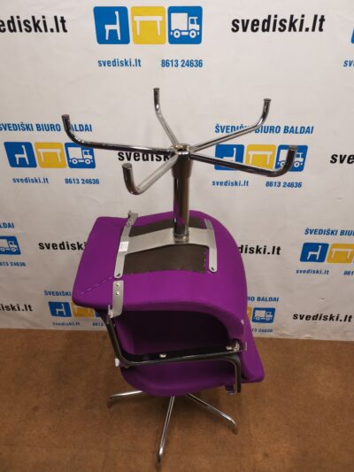 MiljoExpo Violetinis Fotelis Su Porankiais, Švedija