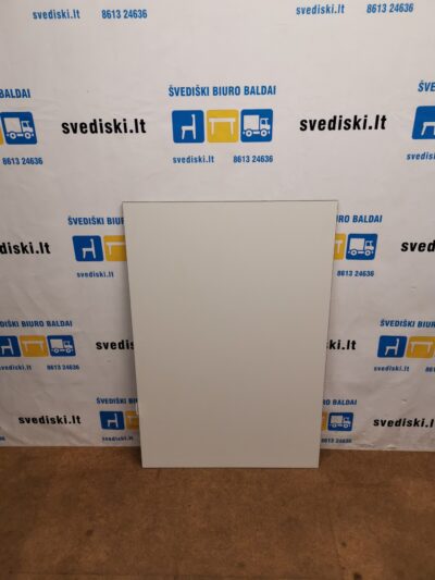 Baltas MDF Stalviršis 120x80cm Su Juoda Ploninta Briauna, Švedija