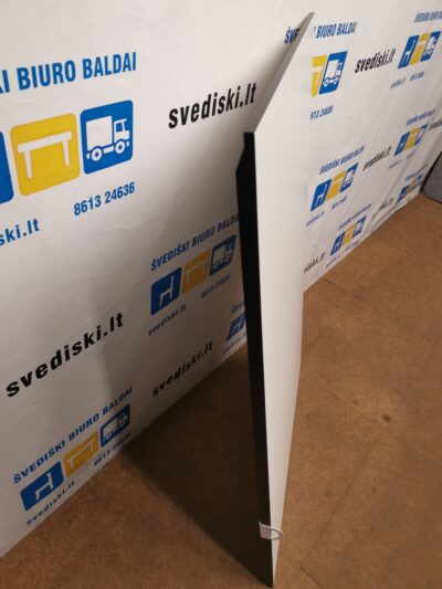 Baltas MDF Stalviršis 120x80cm Su Juoda Ploninta Briauna, Švedija