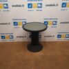 BLA STATION Juodas Apvalus Ø58cm Stalas, Švedija