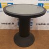 BLA STATION Juodas Apvalus Ø58cm Stalas, Švedija