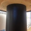 BLA STATION Juodas Apvalus Ø58cm Stalas, Švedija