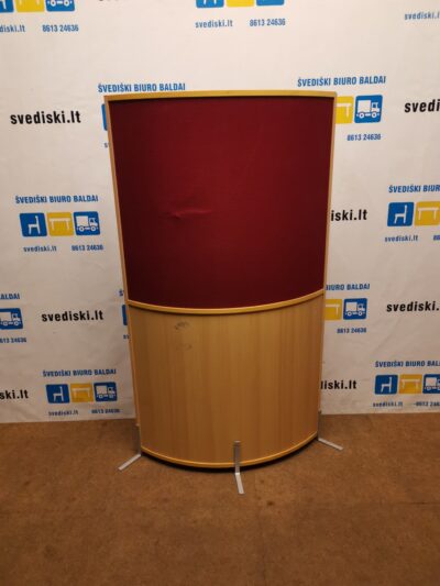 Pastatoma Lenkta Akustinė Sienelė 150cm Aukščio, Švedija