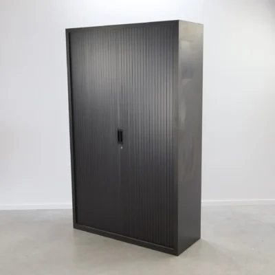 Lensvelt Antracito Metalinė Spinta 137cm Aukščio Su Stumdomomis Durimis, Olandija