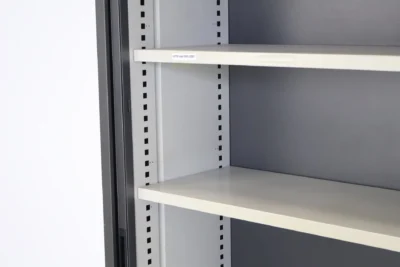 Lensvelt Antracito Metalinė Spinta 137cm Aukščio Su Stumdomomis Durimis, Olandija