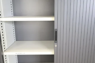 Lensvelt Antracito Metalinė Spinta 137cm Aukščio Su Stumdomomis Durimis, Olandija