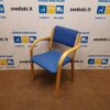 EFG Lankytojo Kėdė Su Šviesiai Mėlynu Audiniu, Švedija