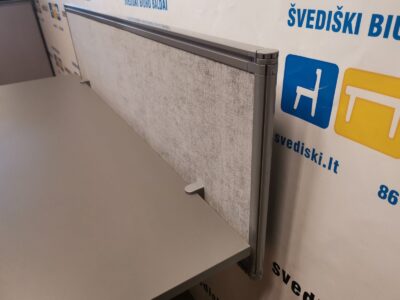 Loctekmotion Naujas 2 Variklių Stalas Su Antracito 160x69cm Stalviršiu Ir Akustine Sienele, Vokietija