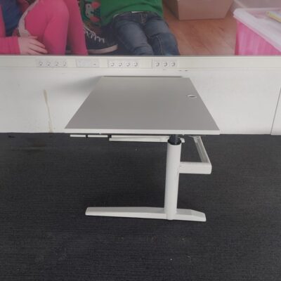 Palmberg Baltas Mechaniškas Stalas Su 120x80cm Stalviršiu, Švedija