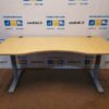 Martela Elektra Reguliuojamas Stalas Su Beržo 180x90cm Stalviršiu, Švedija
