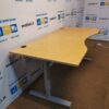 Martela Elektra Reguliuojamas Stalas Su Beržo 180x90cm Stalviršiu, Švedija