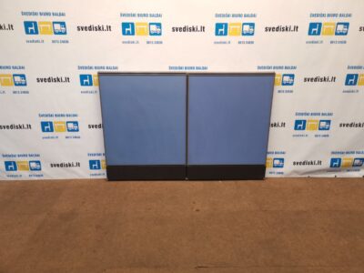 Kinnarps Zonit Mėlyna Pastatoma Akustinė Sienelė 80cm Pločio, Švedija
