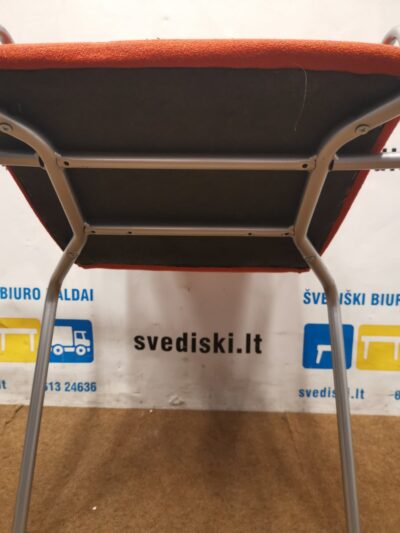 Scandiform Oranžinė Kėdė Su Porankiais, Švedija