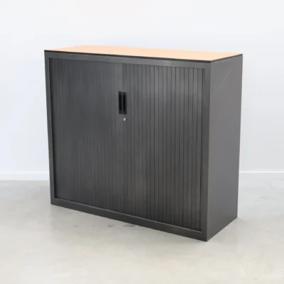 Lensvelt Antracito Metalinė Spinta 107cm Aukščio Su Stumdomomis Durimis, Olandija