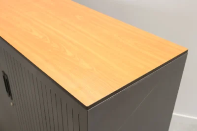 Lensvelt Antracito Metalinė Spinta 107cm Aukščio Su Stumdomomis Durimis, Olandija