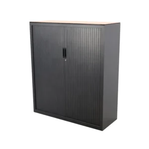 Lensvelt Antracito Metalinė Spinta 137cm Aukščio Su Stumdomomis Durimis, Olandija