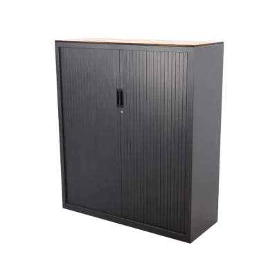 Lensvelt Antracito Metalinė Spinta 137cm Aukščio Su Stumdomomis Durimis, Olandija
