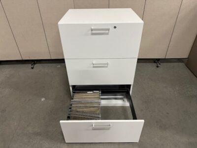 Steelcase Rakinama 3 Stalčių Šviesiai Pilka Spintelė, Švedija