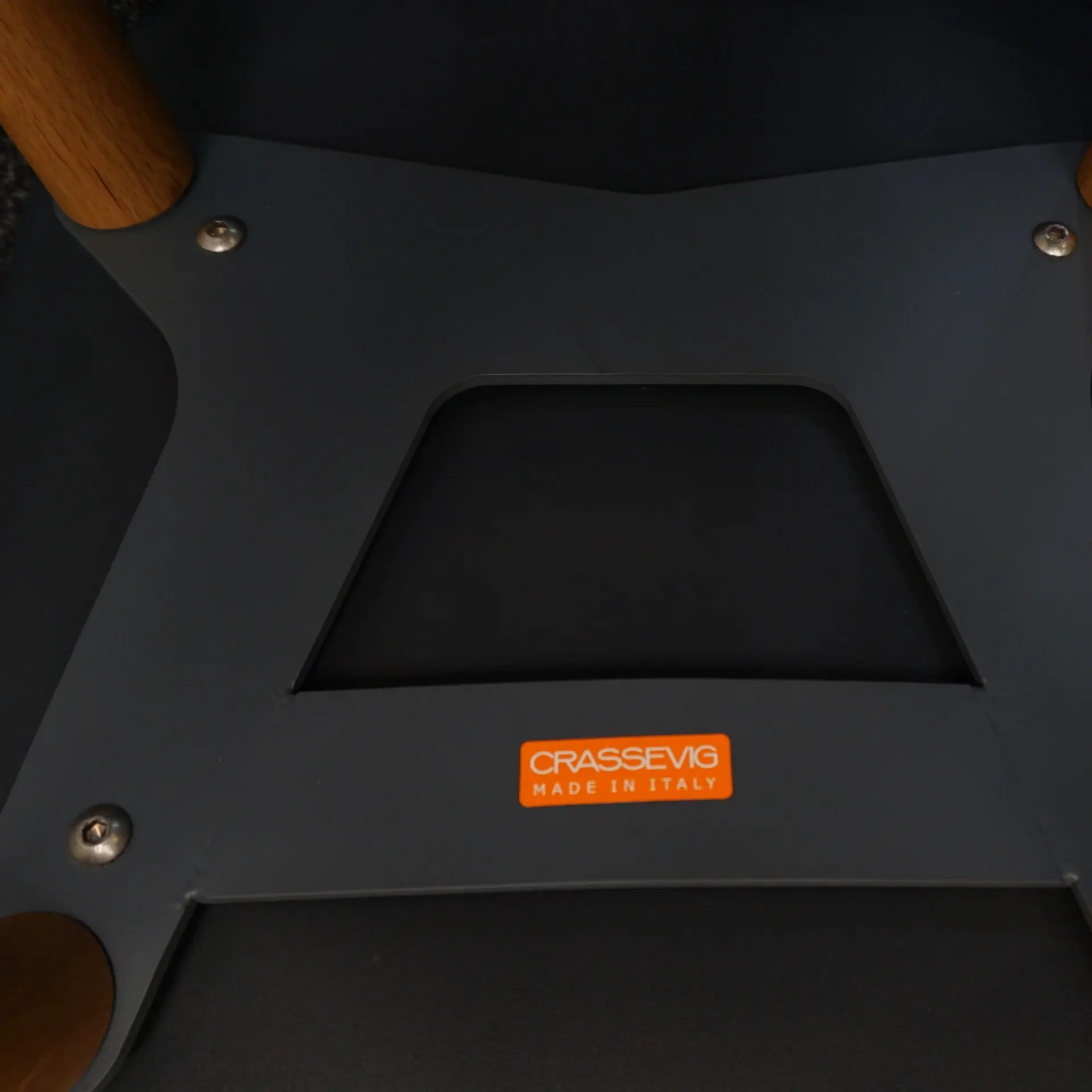 Crassevig Pola Round Antracito Kėdė, Italija