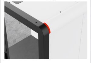 Loctek SPD404 Reguliuojamo Aukščio Garso Izoliacinė Telefono Būdelė, Vokietija