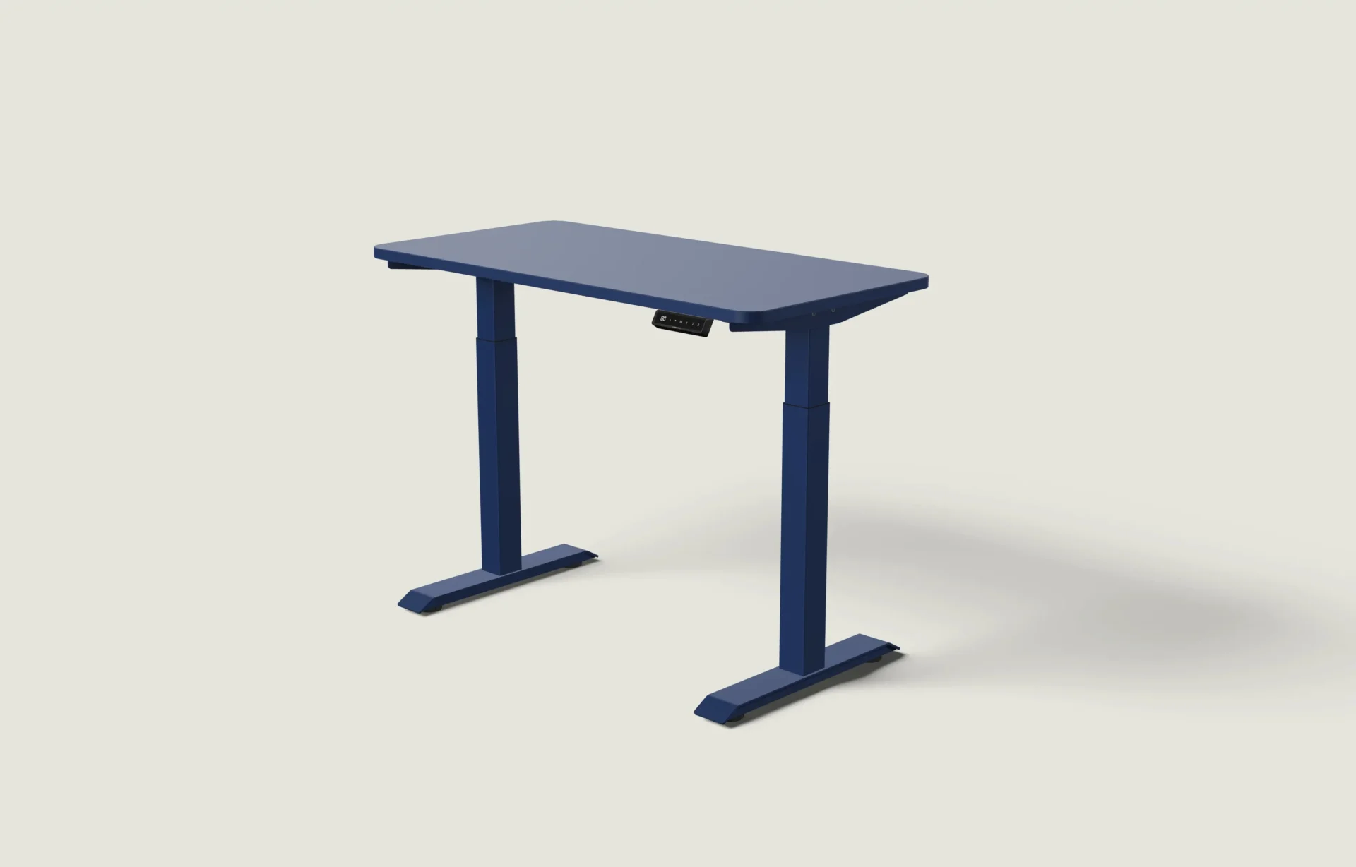 Stok-Sėsk Mėlynas Stalo Mechanizmas Su Moderniu Atminties Valdikliu Ir 140x80cm Stalviršiu, Švedija