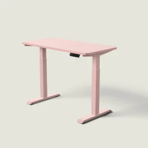 Stok-Sėsk Rožinis Stalo Mechanizmas Su Moderniu Atminties Valdikliu Ir 140x80cm Stalviršiu, Švedija