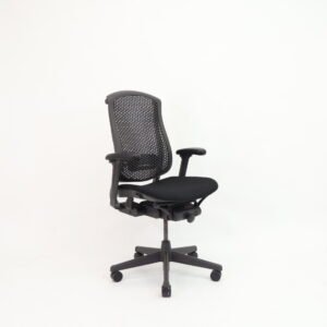 Herman Miller Celler Juoda Kėdė Su Porankiais, Švedija