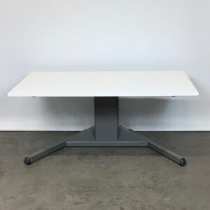 Kinnarps Elektra Reguliuojamas Stalas Su Baltu 160x80cm Stalviršiu, Švedija