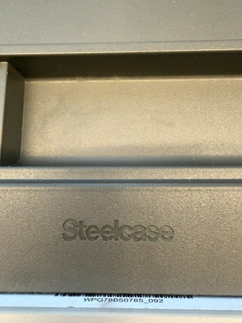 Steelcase Pilkas 3 Stalčių Blokai, Švedija