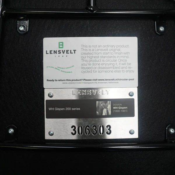 Lensvelt Gispen 205 Pilka Kėdė, Švedija